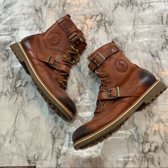 Ralph Lauren Maurice Leather Boots Mens 